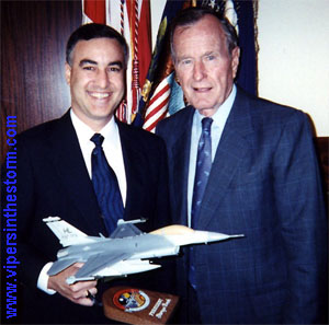 With President Bush
